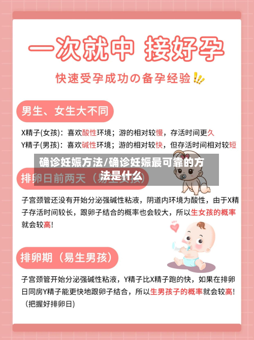 确诊妊娠方法/确诊妊娠最可靠的方法是什么