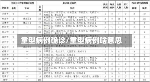 重型病例确诊/重型病例啥意思-第2张图片