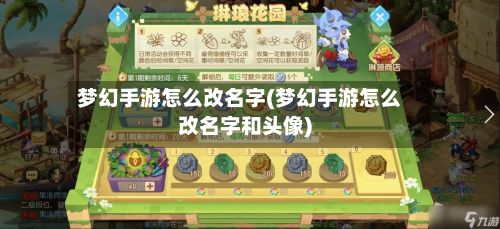 梦幻手游怎么改名字(梦幻手游怎么改名字和头像)-第2张图片