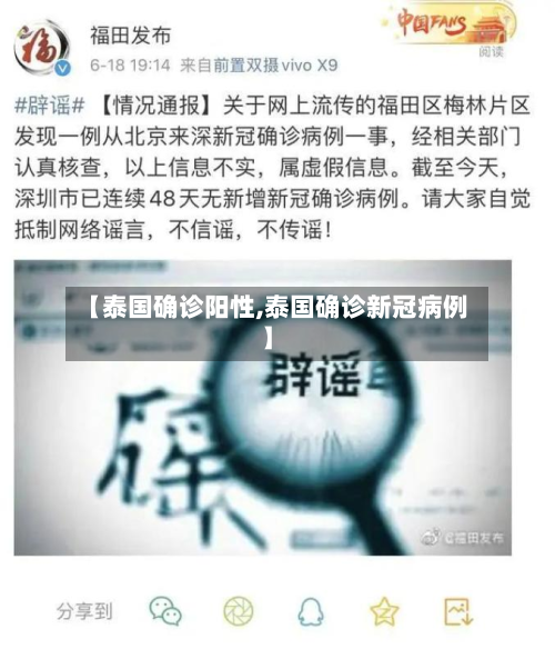 【泰国确诊阳性,泰国确诊新冠病例】-第3张图片