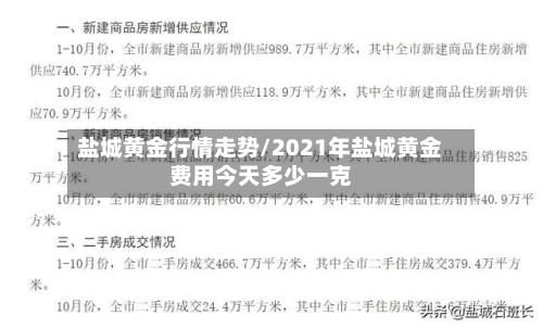 盐城黄金行情走势/2021年盐城黄金费用今天多少一克
