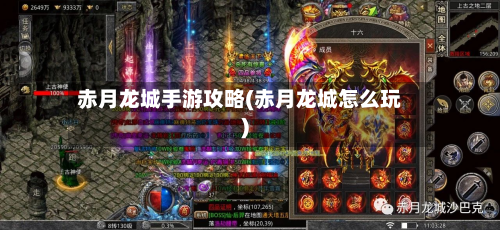 赤月龙城手游攻略(赤月龙城怎么玩)