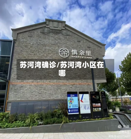 苏河湾确诊/苏河湾小区在哪-第3张图片