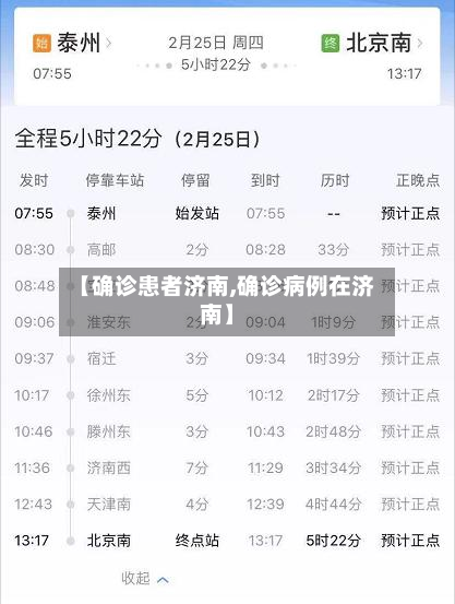 【确诊患者济南,确诊病例在济南】-第2张图片