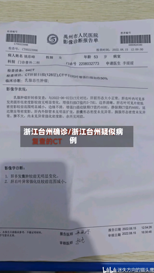 浙江台州确诊/浙江台州疑似病例-第2张图片