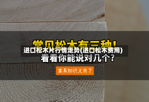 进口松木片行情走势(进口松木费用)